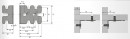 HETTICH 24832 Spojovací úholník 32 mm