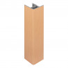 SCILM rohová spojka/koncovka 120 mm, meď brúsená