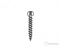 SEVROLL 20041 skrutka 2,5x18mm polguľatá hlava zinok biely