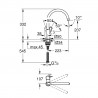 GROHE 31368001 Batéria BauLoop C-výpusť chróm