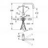 GROHE 30435DC0 Batéria VENTO U-výpusť s vyťahovacím perlátorom supersteel