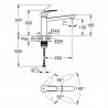 GROHE 30464DC0 Batéria Via supersteel