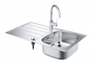 GROHE 31562SD1 Set K200 nerez oceľ kartáčovaná + Bau Edge chróm