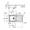 GROHE 31563SD1 Drez K500 60-S 1000 x 500mm nerez oceľ, kartáčovaná