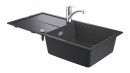 GROHE 31884AP0 Set K400 granitová čierna + Via chróm