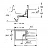 GROHE 31884AP0 Set K400 granitová čierna + Via chróm