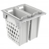 HETTICH 9279106 AvanTech YOU Pull Laundry-koš na prádlo 600x500mm plast biely