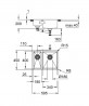 GROHE 31576SD1 drez K700U 60-S 585 x 440mm drez vpravo nerez oceľ, kartáčovaná