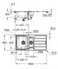 GROHE 31572SD1 Drez K500 60-S 970 x 500mm nerez oceľ, kartáčovaná