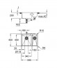 GROHE 31577SD1 Drez K700U 60-S 585 x 440mm drez vľavo nerez oceľ, kartáčovaná
