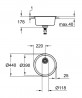 GROHE 31720SD0 Drez K200 50-S 440mm nerez oceľ, kartáčovaná
