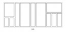 príborník SKY 500/120 (1122 x 474 mm) antracit