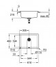 GROHE 31655AT0 Drez K700U 70-C 610 x 457mm granitová šedá