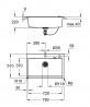 GROHE 31652AT0 Drez K700 80-C 780 x 510mm granitová šedá
