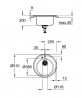 GROHE 31656AP0 Drez K200 50-C 510mm granitová čierna