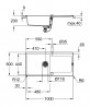 GROHE 31645AP0 Drez K500 60-C 1000 x 500mm granitová čierna