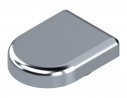 BLUM 84.4120 krytka sklo "D" lesklý chróm