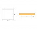 LED bodovka CIRAT 12V 3W alu biela studená