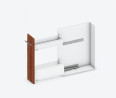 K-BLUM Space Twin úzke skrinky Antaro, sivá R9006