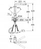 GROHE 30274A00 batéria Minta L-výpusť s duálnou sprškou Hard Graphite