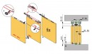 StrongLine Synchrotec sada plynulého otvárania 1,35m