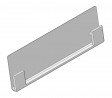 BLUM ABD.1000 vonkajšia krytka Merivobox / Aventos top pre potlač, biela, SW-M