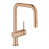GROHE 32322DL2 Batéria Minta U-výpusť vyťahovacia sprška kartáčovaný Warm Sunset