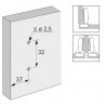 HETTICH 9075088 podložka 8099 D=5 excenter predmontovaná skrutka