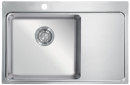 StrongSinks S3 Drez Nida 787, rozmer 787 x 520 mm nerez, odkvapávač vpravo