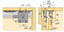 HETTICH 46417 Top line 27 horný profil 3500mm