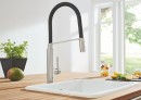GROHE Batéria 31491DC0 Concetto páková drezová, supersteel