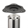 StrongLegs stolová noha S1 710/60mm kartáčovaná ocel