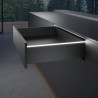 HETTICH 9326930 osvetľovací krycí profil pre AvanTech YOU 650mm antracit