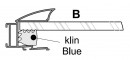 SEVROLL 20361 upevňovací klin Blue 40ks (sklo 4mm)
