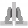 HETTICH 9313260 Novisys 105° TB45 polonaložený, skrutka, PTO