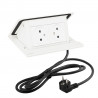 LEGRAND PopUp, 2x230V, biela matná