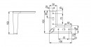 StrongLegs nábytková noha FS006, 150mm, biela matná