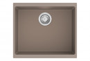 StrongSinks S3 Drez granit Hron 530, rozmer 530 x 460 mm, bez odkvapávača, hnedý