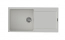 StrongSinks S3 Drez granit Zala 1000, rozmer 1000 x 500 mm, s odkvapávačom,biely