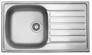 StrongSinks S1 Drez Mohan nerez satén 860x500, s odkvapávačom, horná montáž