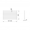 StrongSinks S3 Príslušenstvo rolovací rošt 427x340 mm
