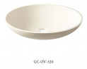 GETACORE umývadlo GC-OV-520 GC2011 Titan White bez prepadu
