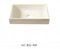 GETACORE umývadlo GC-RG-400 GC2011 Titan White bez prepadu