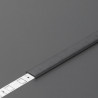 StrongLumio krycia lišta C2 k profilu Slim 8/Smart 10 naklapávacia čierna 2000mm
