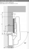 HETTICH 77708 Intermat 9936 pre slepý uhol vložený TH52 skrutka