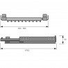 HETTICH 9132917 výsuvný vešiak nohavíc 600-700