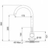 FRANKE Set T30Č OID 611-78 čierna + FP 9000.071 onyx