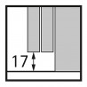 HETTICH 9275740 TopLine XL new STB 19 (17 mm), 40-50/100 kg 2 krídla
