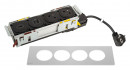 K-LEGRAND Disq´ln 2x230V+1xUSB A/C,HDMI, čierna/nerez