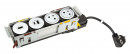 K- LEGRAND Disq´In 2x 230V + 1x USB A/C, HDMI, biela/biela